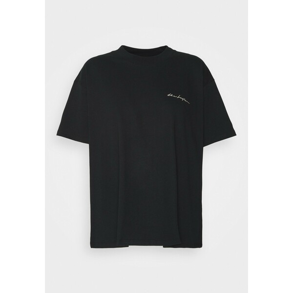 The Kooples T-shirt z nadrukiem black THA21D015
