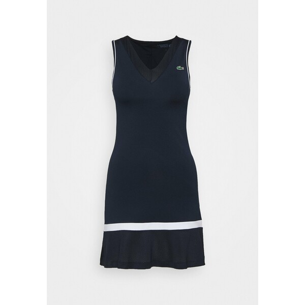 Lacoste Sport TENNIS DRESS Sukienka sportowa navy blue/white L0641L00I