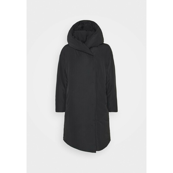 Monki JANNA COAT Płaszcz zimowy black MOQ21U01B