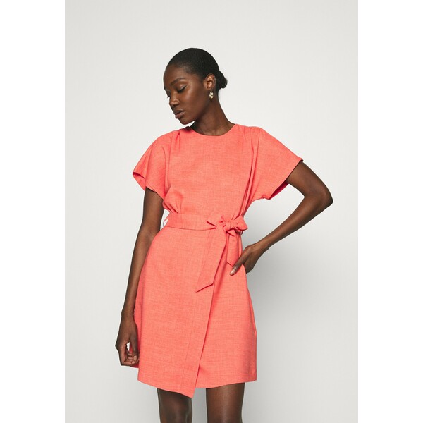 Closet WRAP SKIRT MINI DRESS Sukienka letnia orange CL921C0QX