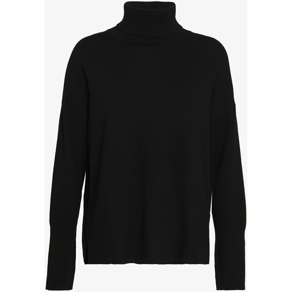 pure cashmere TURTLENECK Sweter black PUG21I004