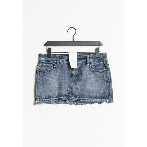 Abercrombie & Fitch Spódnica jeansowa blue ZIR003DKJ