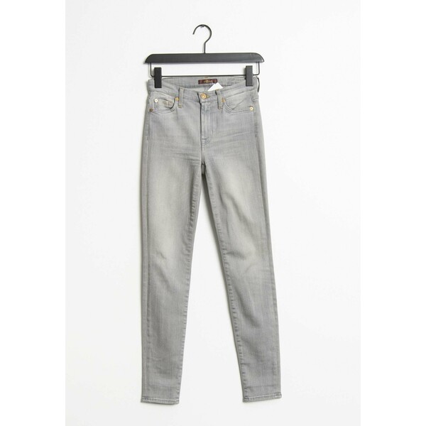 7 for all mankind Jeansy Straight Leg grey ZIR003A4D
