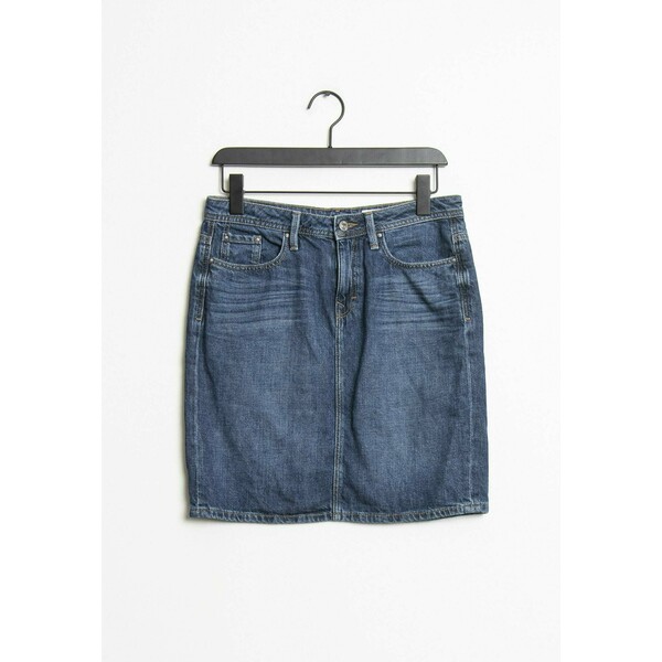 Selected Femme Spódnica jeansowa blue ZIR00450O