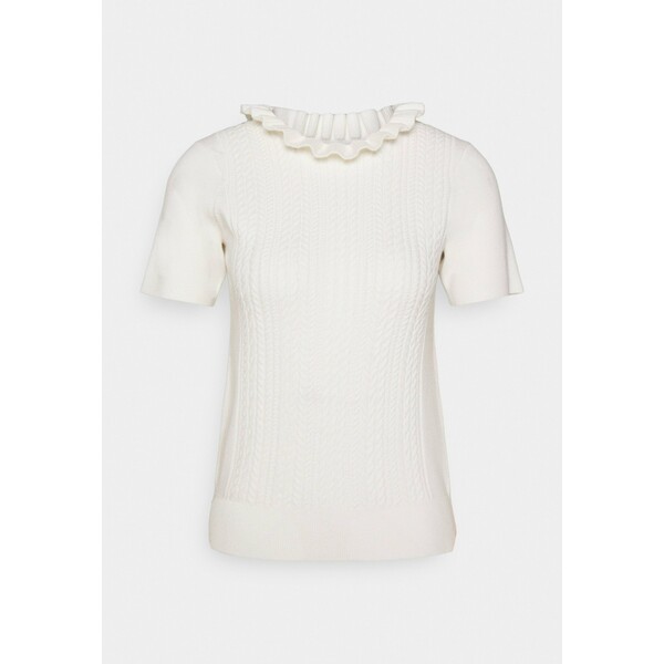 See by Chloé T-shirt z nadrukiem pristine white SE321I02Y