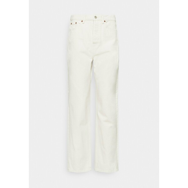 The Kooples Jeansy Straight Leg off white THA21N00P