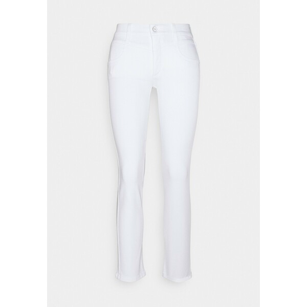 Calvin Klein MID RISE ANKLE Spodnie materiałowe white 6CA21N00N