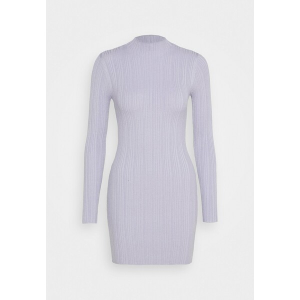 Missguided Petite SKINNY HIGH NECK MINI DRESS Sukienka letnia purple M0V21C0CD