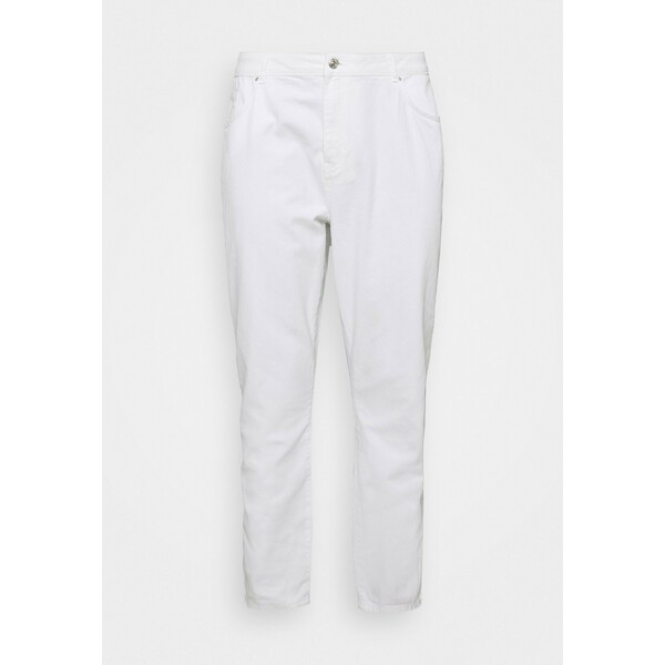 Noisy May Curve NMISABEL MOM Jeansy Straight Leg bright white NOY21N00P