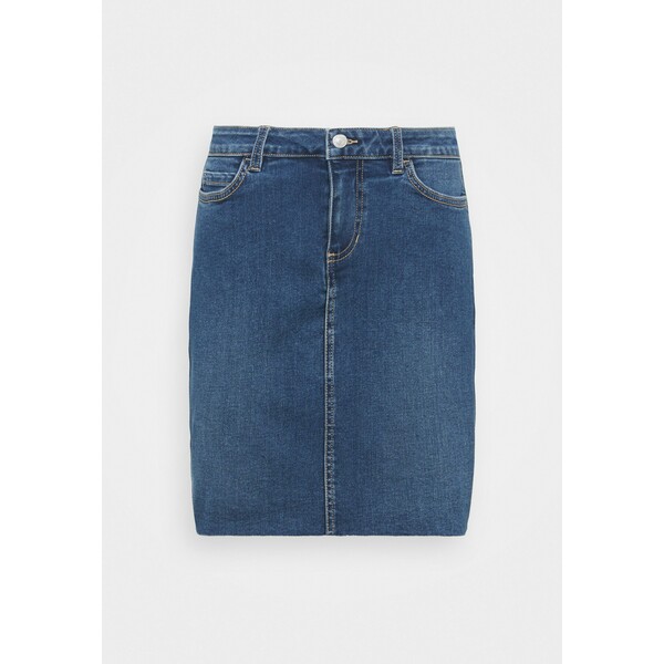 TOM TAILOR DENIM MINI SKIRT Spódnica jeansowa blue denim TO721B06C