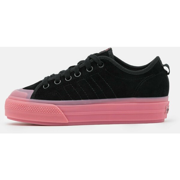 adidas Originals NIZZA PLATFORM Sneakersy niskie core black/hazel rose AD111A1EH