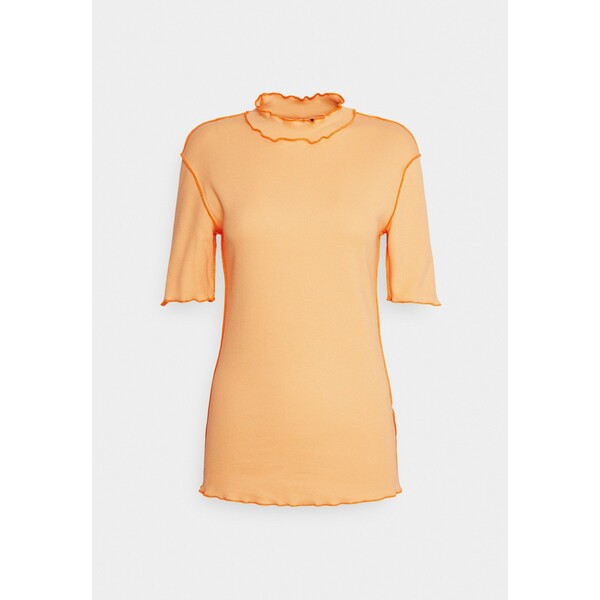 Holzweiler ROSE TEE T-shirt z nadrukiem peach orange HO021D019