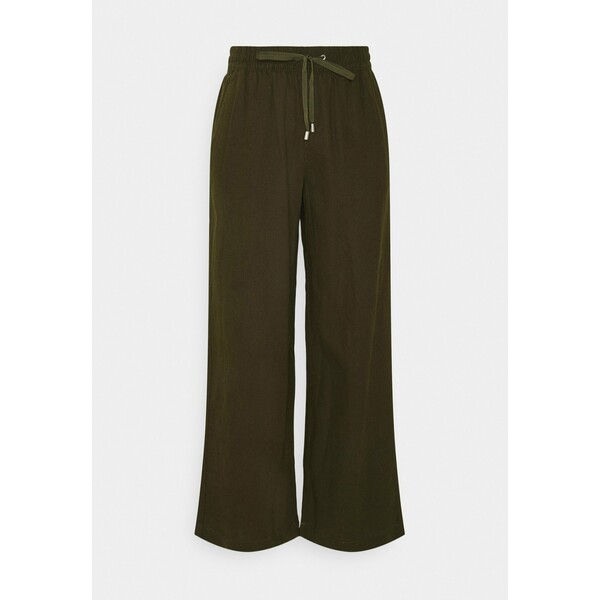 Marks & Spencer London Spodnie materiałowe khaki QM421A02B