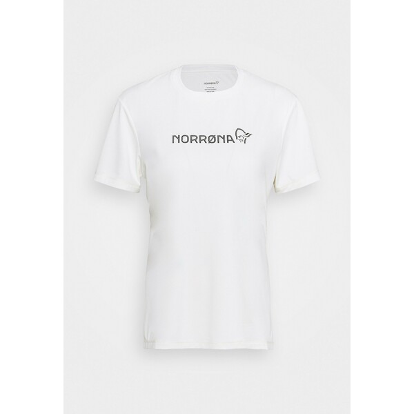Norrøna TECH T-shirt z nadrukiem snowdrop NOO41D007