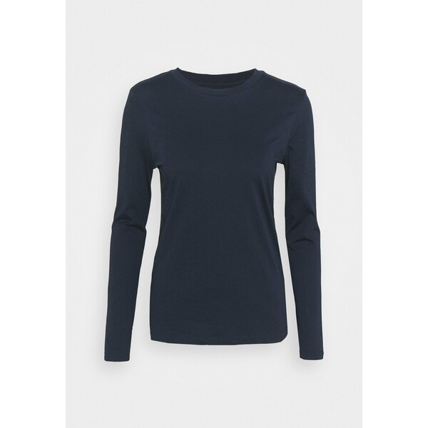 Marks & Spencer London STRAIGHT CREW Bluzka z długim rękawem dark blue QM421D02S