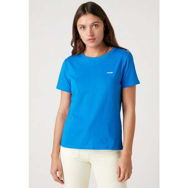 Wrangler SIGN OFF TEE T-shirt basic strong blue WR121D04V