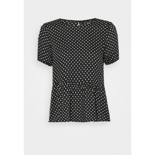 Vero Moda Petite VMFIE T-shirt z nadrukiem black/birch VM021E07O