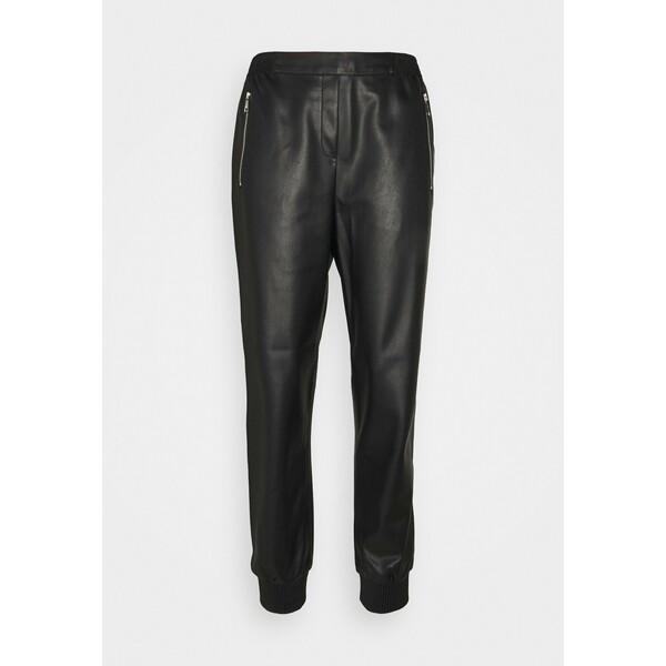 KARL LAGERFELD JOGGERS Spodnie materiałowe black K4821A02C