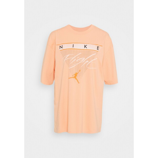 Jordan TEE T-shirt z nadrukiem apricot agate JOC21D007