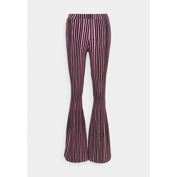 Stieglitz Spodnie materiałowe pink/black S2L21A00L