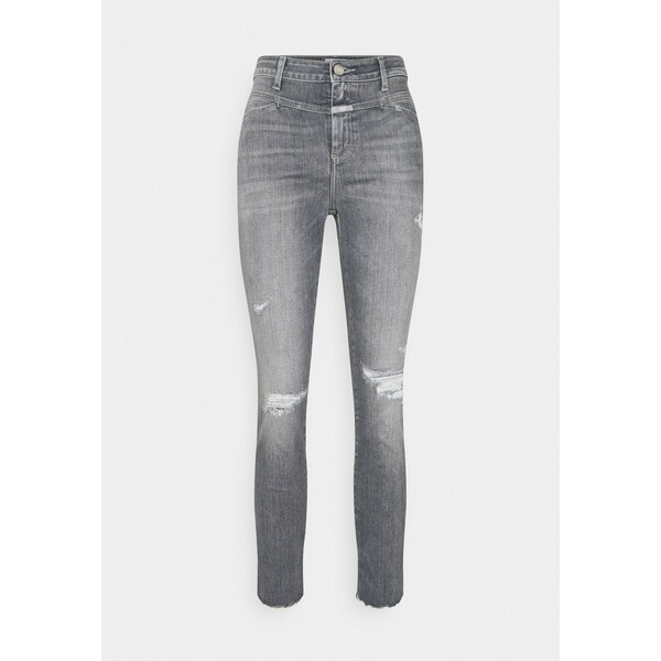 CLOSED PUSHER Jeansy Skinny Fit mid grey CL321N0BA