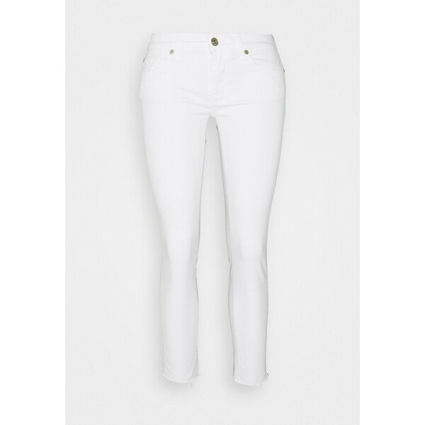 7 for all mankind PYPER CROP Jeansy Skinny Fit white 7F121N0KG
