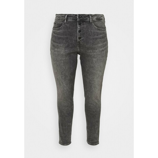 Calvin Klein Jeans Plus HIGH RISE ANKLE Jeansy Skinny Fit denim grey C2Q21N00C