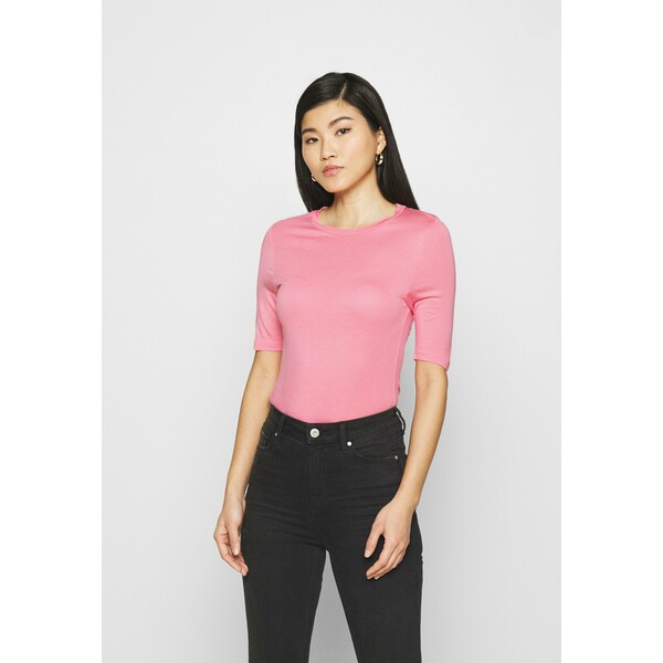 Marks & Spencer HIGH NECK TOP T-shirt basic light pink QM421D02D-J11