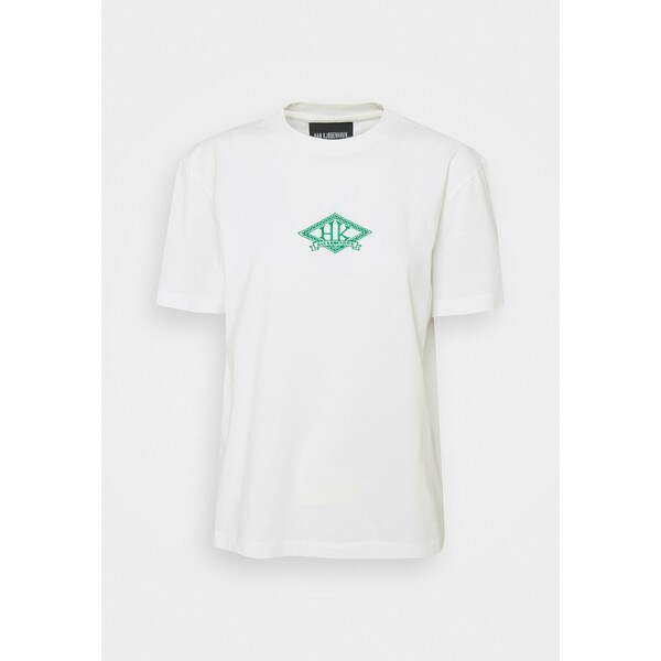 Han Kjøbenhavn ARTWORK TEE T-shirt z nadrukiem off white HK021D01K