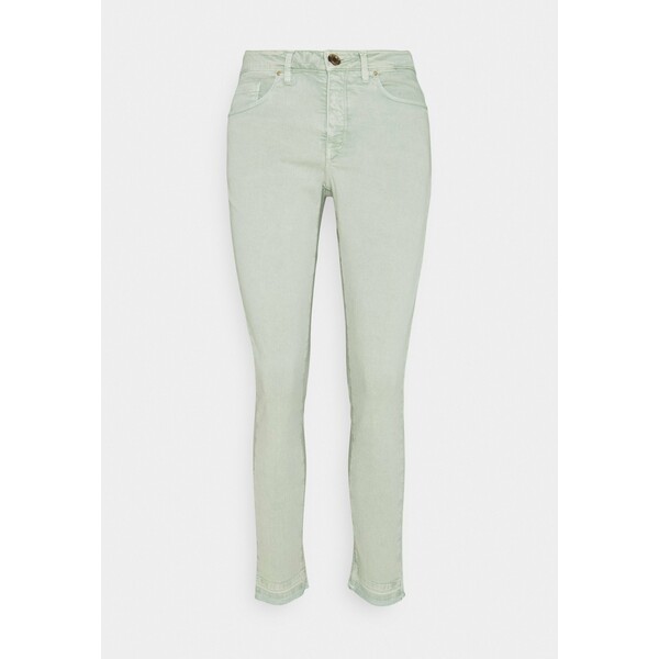 Opus ELMA COLORED Jeansy Skinny Fit pistachio PC721N04Q