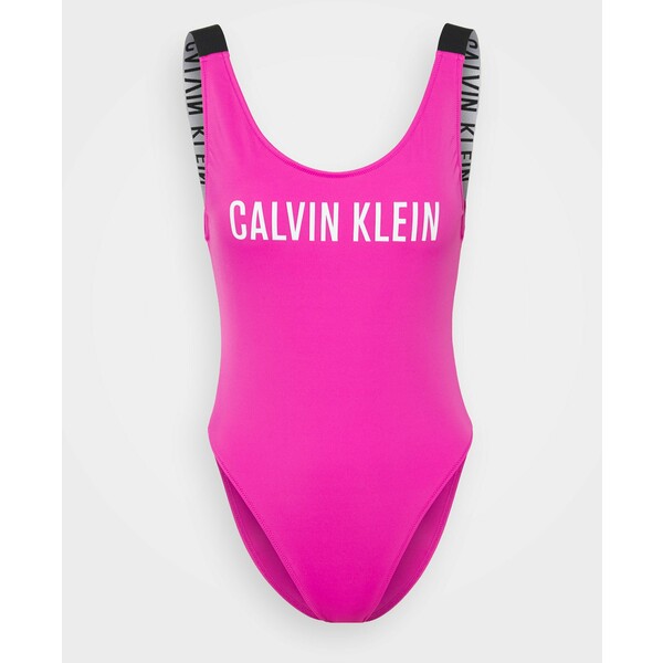 Calvin Klein Swimwear INTENSE POWER SCOOP BACK ONE PIECE Kostium kąpielowy stunning orchid C1781G017