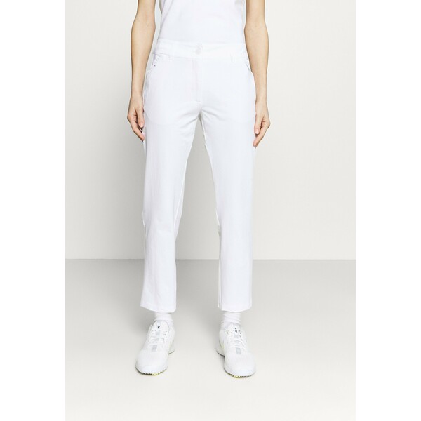 Calvin Klein Golf ARKOSE TROUSER Spodnie materiałowe white CK441E002