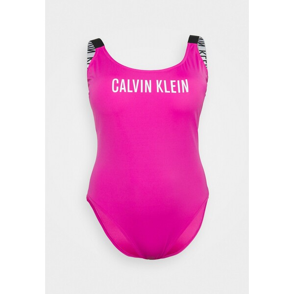 Calvin Klein Swimwear INTENSE POWER SCOOP BACK ONE PIECE Kostium kąpielowy stunning orchid C1781G01C