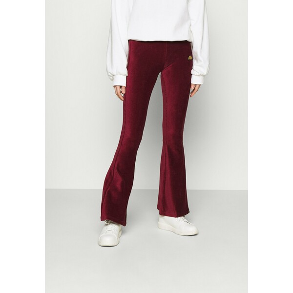 Ellesse FLORIE Spodnie materiałowe burgundy EL921A039