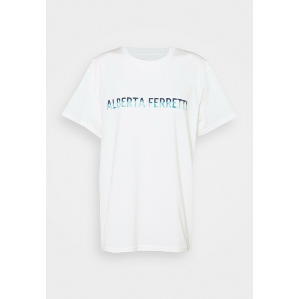 Alberta Ferretti T-shirt z nadrukiem white AF321D00H