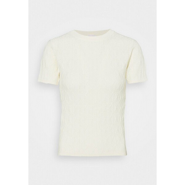 See by Chloé T-shirt z nadrukiem pristine white SE321D027