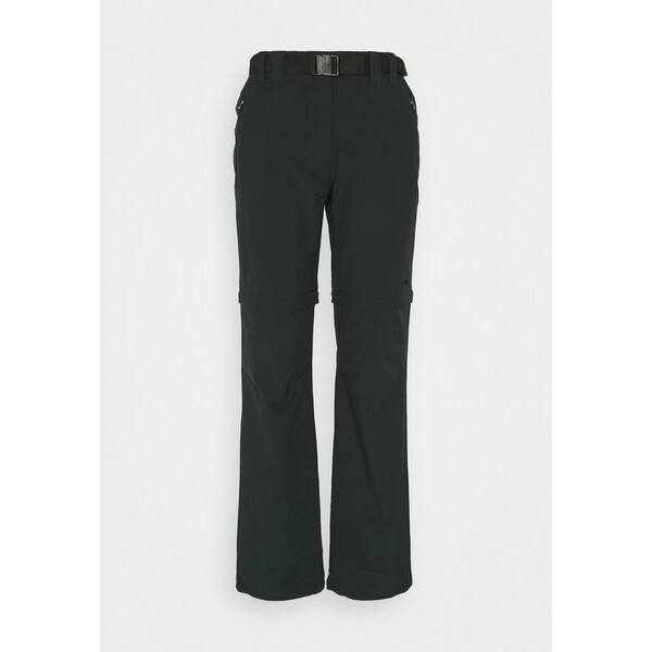 CMP WOMAN ZIP OFF PANT Spodnie materiałowe antracite C7041E01I