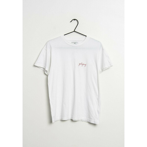 Rockamora T-shirt z nadrukiem white ZIR003ZHU