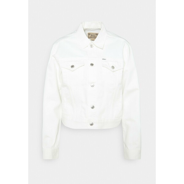 Polo Ralph Lauren PEASLEY WASH Kurtka jeansowa white PO221G031