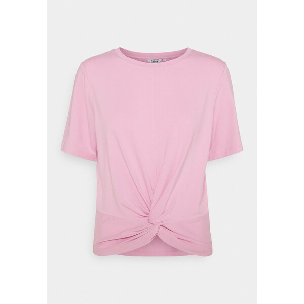 b.young TAMALA KNOT T-shirt z nadrukiem pink sachet BY221D05G