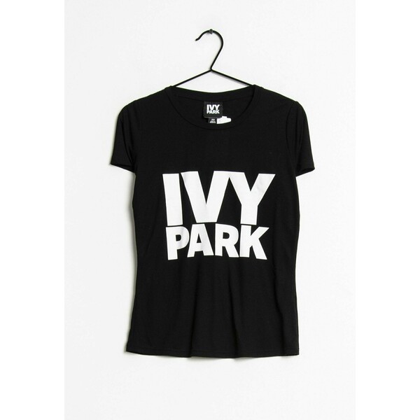 Ivy Park T-shirt z nadrukiem black ZIR0049Z6