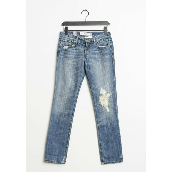 Abercrombie & Fitch Jeansy Straight Leg blue ZIR008S16