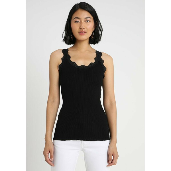 Rosemunde ORGANIC TOP WITH LACE Top black RM021D04V