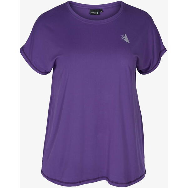 Active by Zizzi T-shirt basic purple ACA21D01W