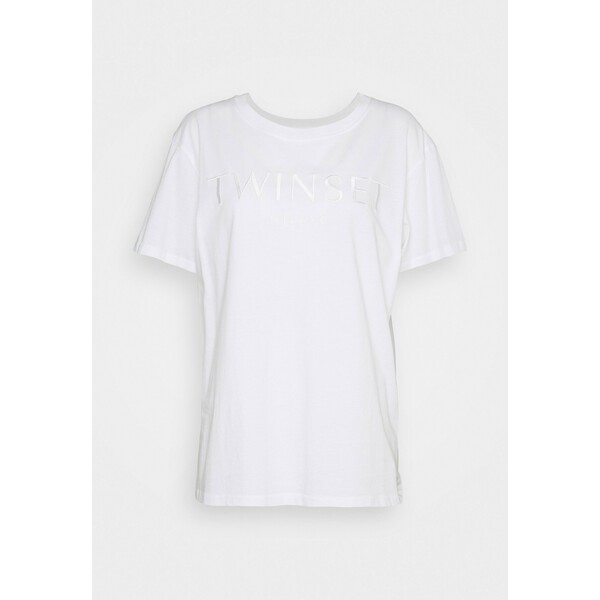 TWINSET CON LOGO T-shirt basic bianco ottico TW321D00G