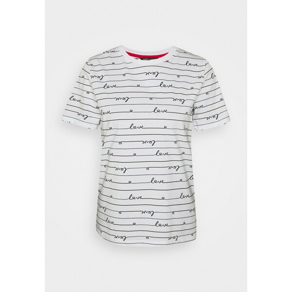 Marks & Spencer London LOVE T-shirt z nadrukiem white QM421D02V