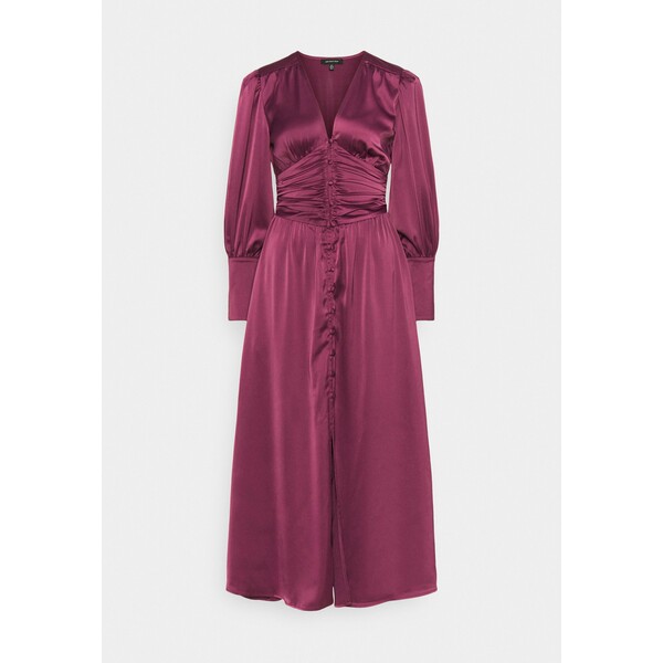 Who What Wear EMPIRE WAISTED DRESS Długa sukienka deep berry WHF21C02Q