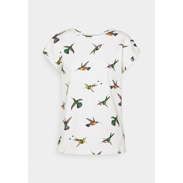 Dedicated VISBY HUMMINGBIRDS T-shirt z nadrukiem off-white DEL21D02O