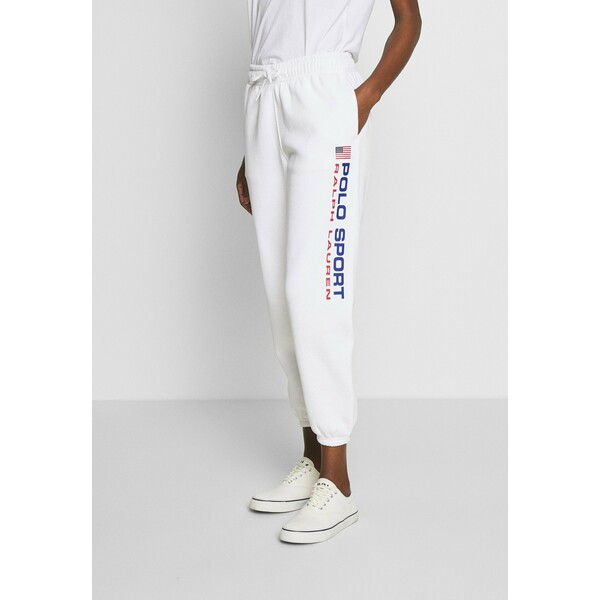 Polo Ralph Lauren ANKLE PANT Spodnie treningowe white PO221A030