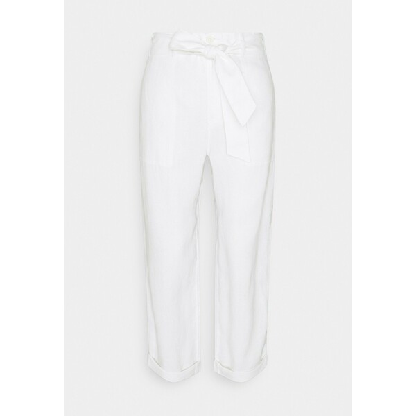 Lauren Ralph Lauren CLASSIC PANT Spodnie materiałowe white L4221A05Q